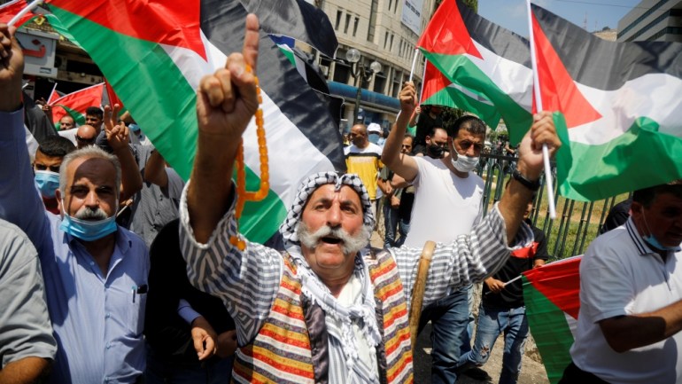 Protests against UAE''s deal with Israel to normalise relations