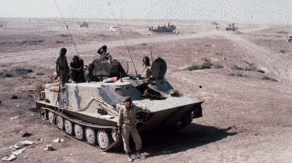 War Iran - Iraq. Iraqi tank. Khorramchahr (Iraq), in October, 1980. FDM-796-19. (Photo by Francoise De Mulder/Roger Viollet via Getty Images)