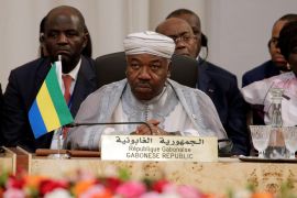 President Ali Bongo of Gabon attends a summit in Marrakech, Morocco November 16, 2016