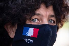 In February 2021, French Higher Education, Research and Innovation Minister Frederique Vidal denounced what she calls &#39;Islamo-leftism&#39; and its &#39;gangrene&#39; effect on France [Sebastien Bozon/AFP]