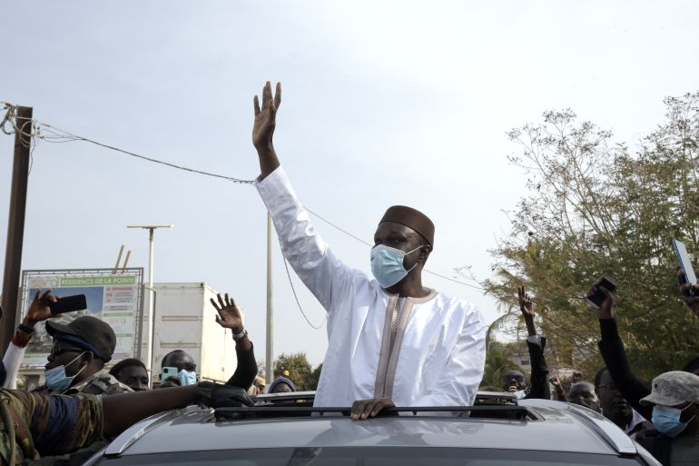 Senegal's opposition leader Ousmane Sonko