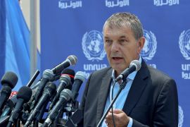 United Nations Relief and Works Agency for Palestine Refugees in the Near East (UNRWA) Commissioner-General Philippe Lazzarini