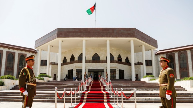 Afghan parliament building