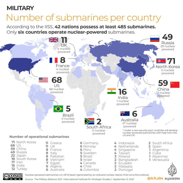 INTERACTIVE- Submarines per country
