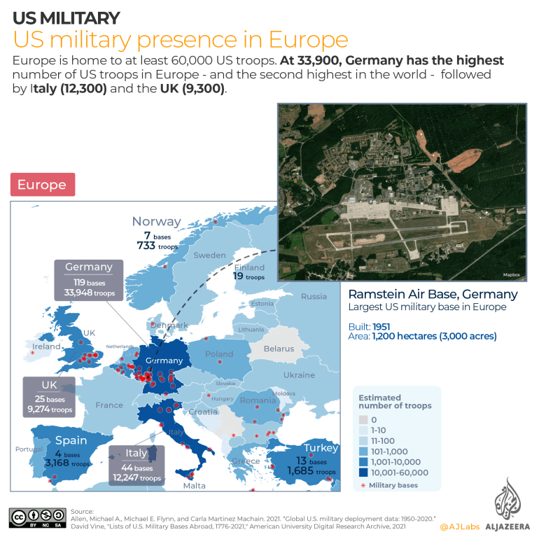 INTERACTIVE- US military presence in Europe