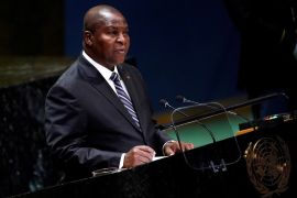 Central African Republic President Faustin-Archange Touadera