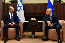 Israel's PM Bennett with Putin
