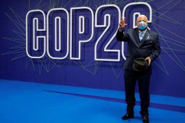 Fiji&#39;s Prime Minister Bainimarama arrives for day two of COP26 at SECC on November 1, 2021 in Glasgow, Scotland [Phil Noble - Pool/Getty Images]