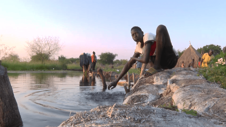 Flooding in Jonglei state, South Sudan
