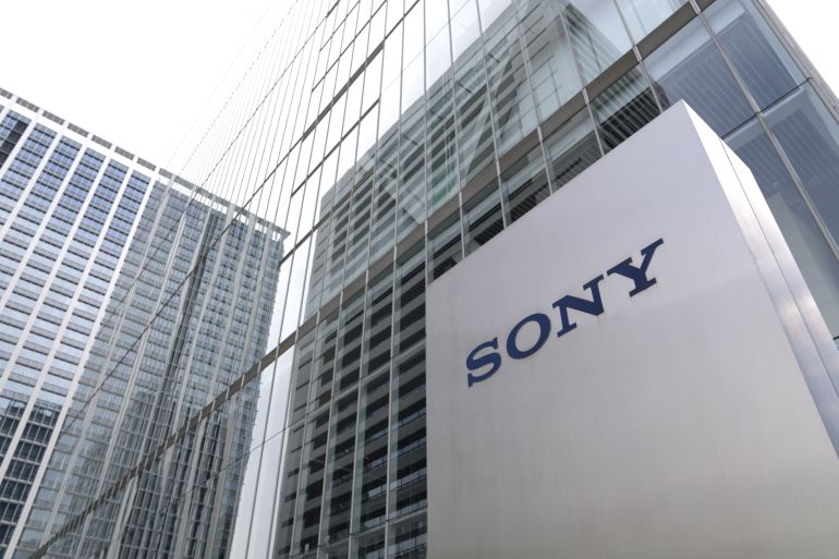 Sony Corporation's headquarters in Tokyo, Japan