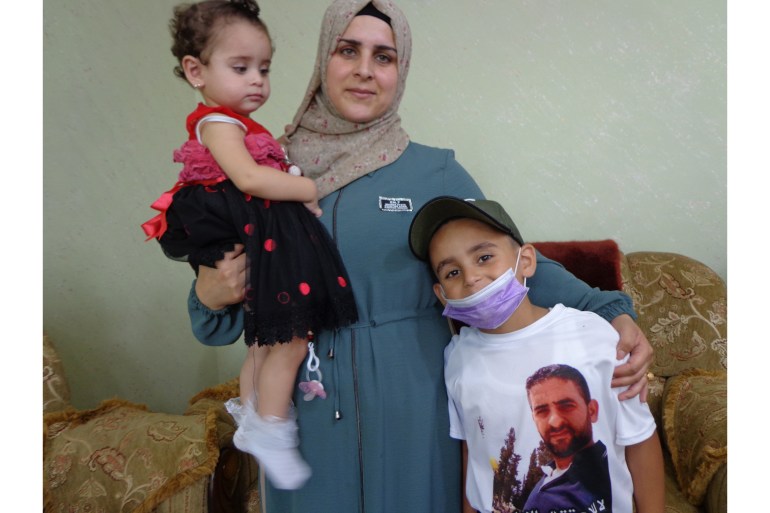 Hisham's wife and children