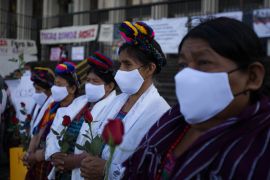 Indigenous women rally alongside survivors of sexual violence during Guatemala's 36-year civil war
