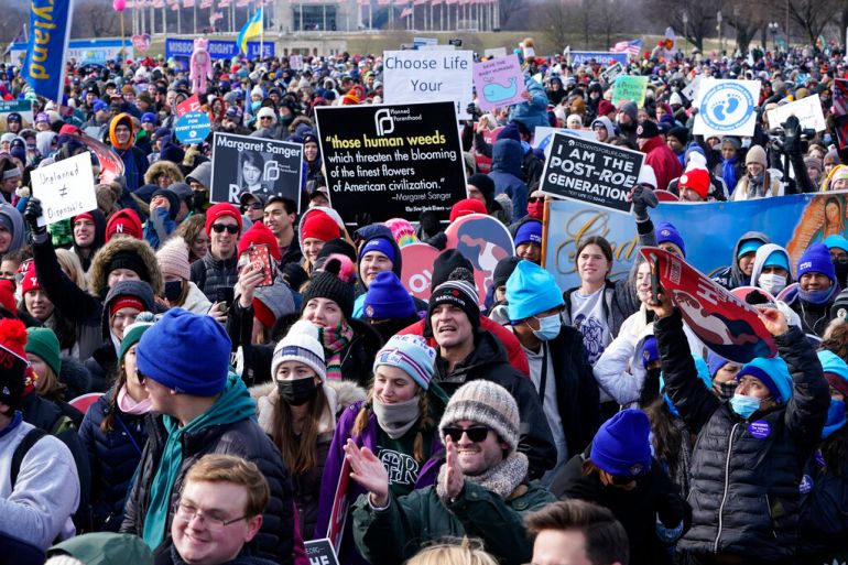 Anti-abortion protest in Washington