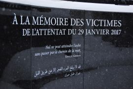 Quebec City mosque memorial
