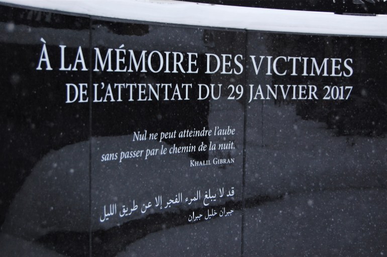 Quebec City mosque memorial