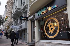 Exterior of NakitCoins, Turkey's first physical cryptoexchange