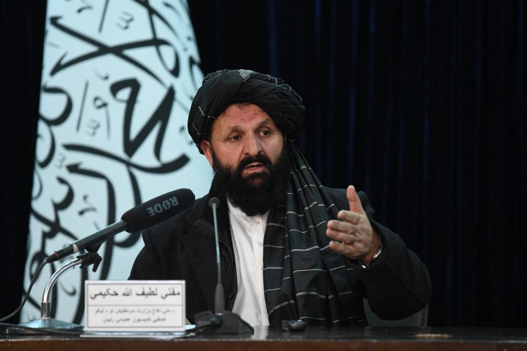 Latifullah Hakimi, head of the Taliban's Ranks Clearance Commission