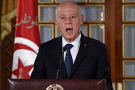 Tunisia's President Kais Saied