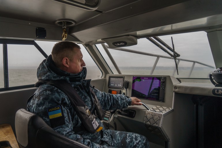 hor Chertov, 47, Deputy Head of the Base Unit in The Sea of Azov, Mariupol, Ukraine 2022.