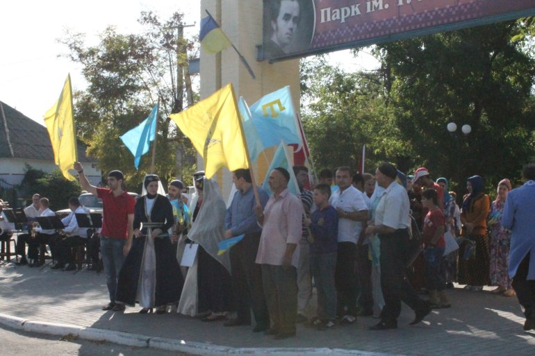 A Crimean Tatar festival [Nils Adler/Al Jazeera]