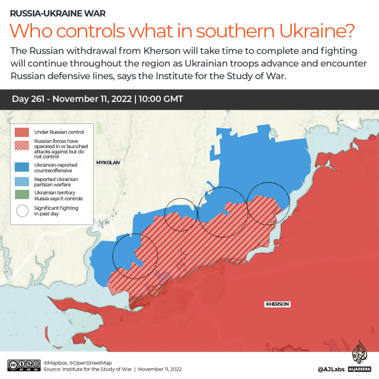 INTERACTIVE-WHO CONTROLS WHAT IN SOUTHERN KHERSON 261