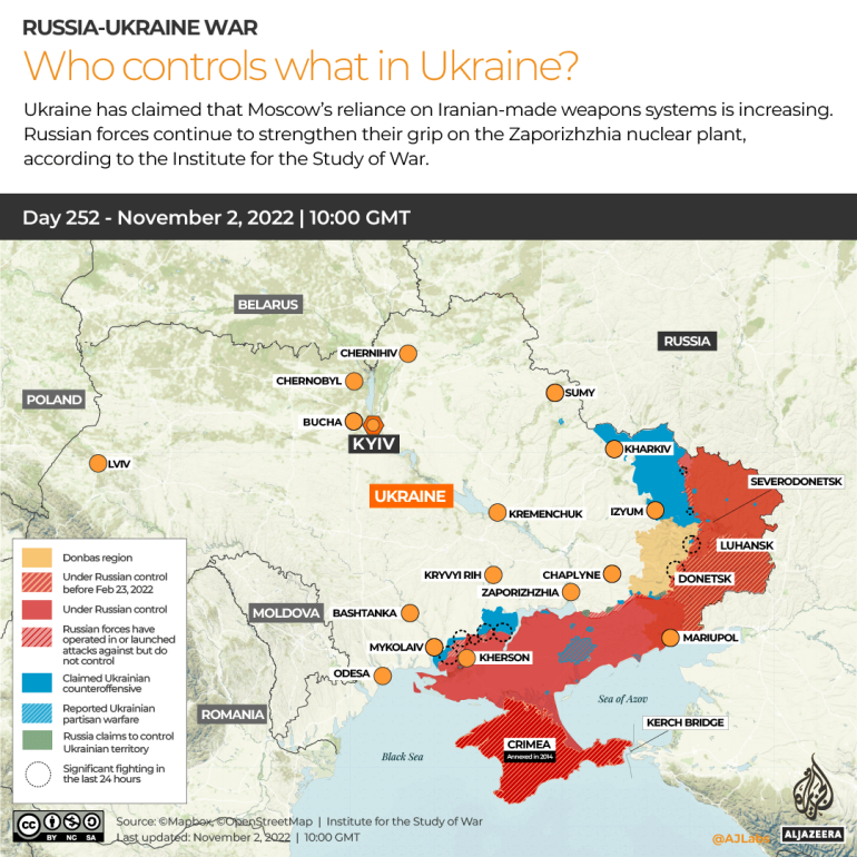 INTERACTIVE - WHO CONTROLS WHAT IN UKRAINE 247
