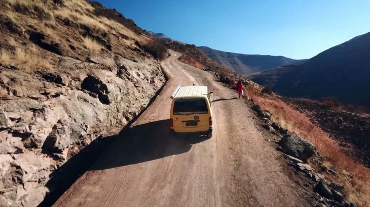 Women taxi drivers take on Lesotho’s dangerous mountain roads