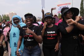 Women's rights protest, Abuja, Nigeria