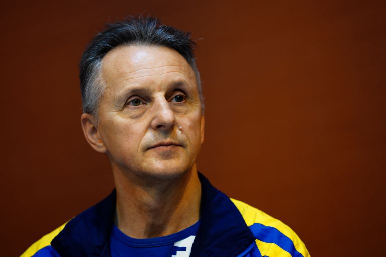 The Ukrainian team judge Bohdan Makuts [Sorin Furcoi/Al Jazeera]