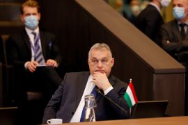 Orban attends a NATO summit