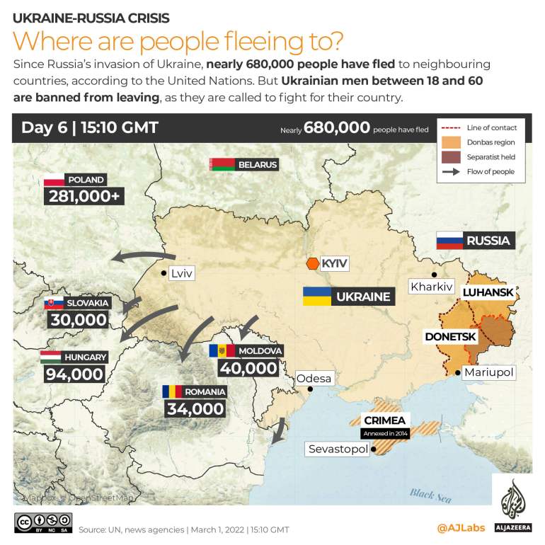 Ukraine refugees overview