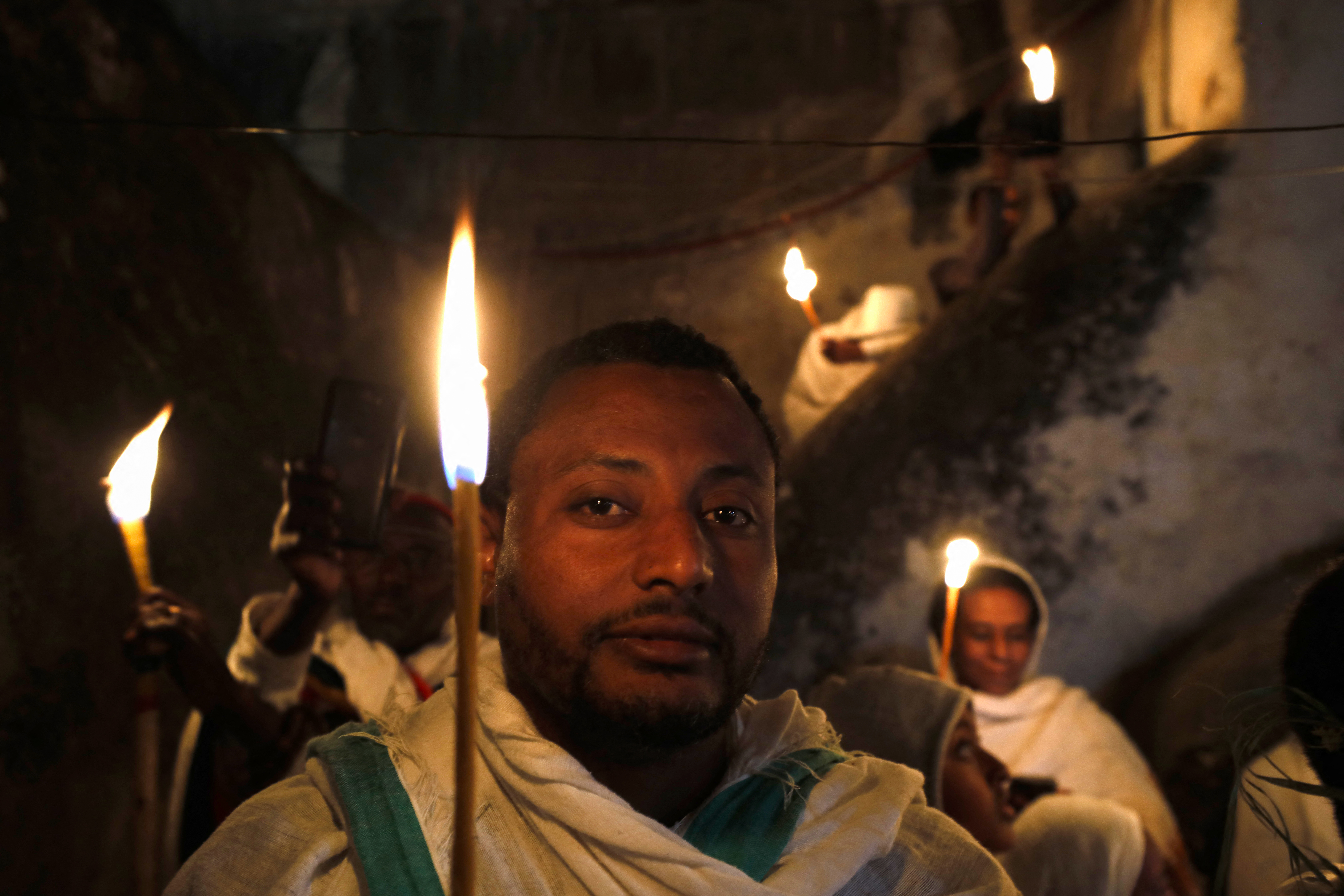 Ethiopian Orthodox Christian pilgrims