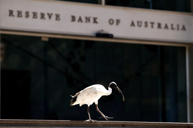 Reserve bank of Australia building.