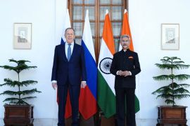 India's Foreign Minister Subrahmanyam Jaishankar and his Russian counterpart Sergei Lavrov