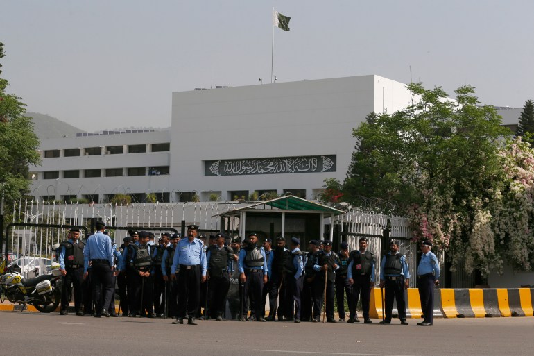 Pakistan parliament security