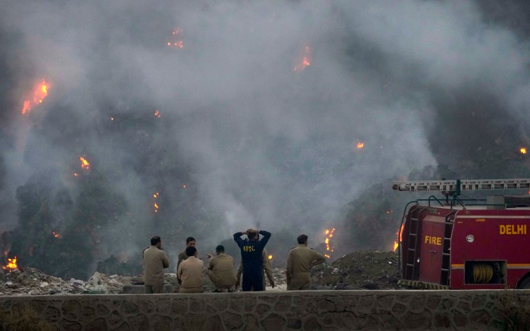 India Landfill Fire