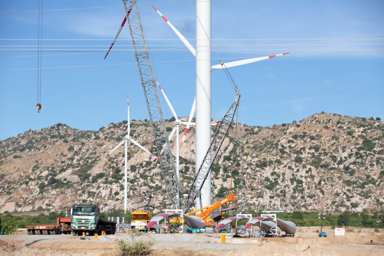 Wind turbine Vietnam 