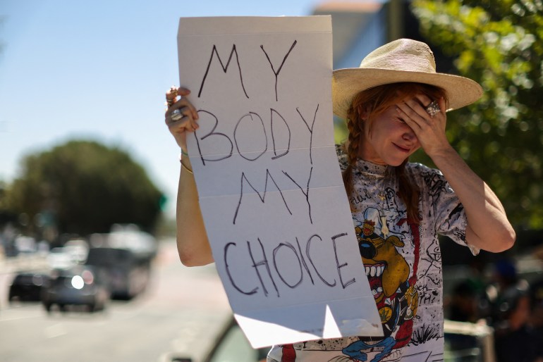 abortion rights rally in los angeles