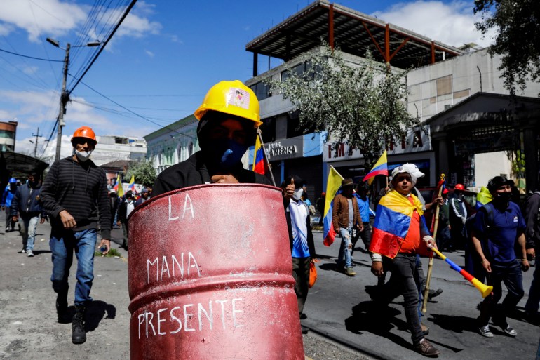 Ecuador protesters