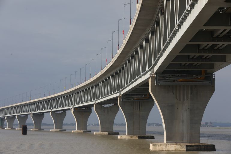 Bangladesh's longest bridge over Padma River inaugurated.