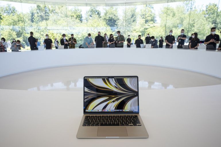 The new MacBook Air is unveiled during the Apple Worldwide Developers Conference