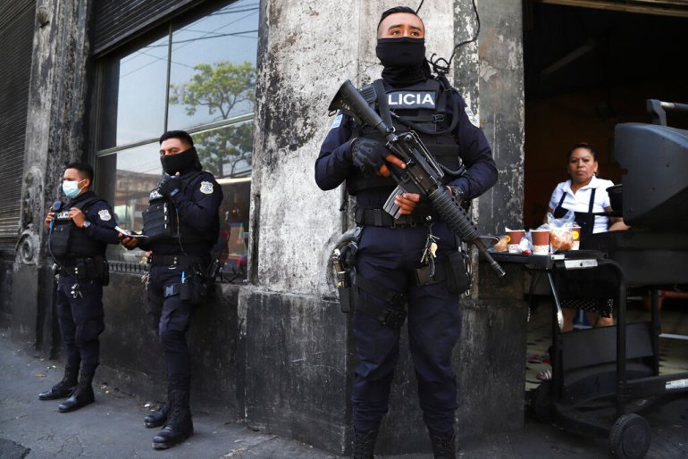 Security forces in El Salvador