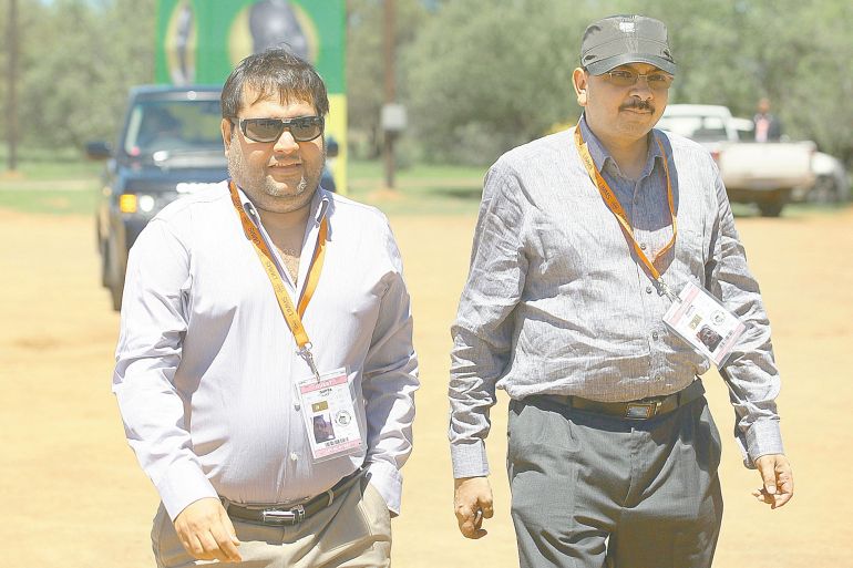 Two of the Gupta brothers