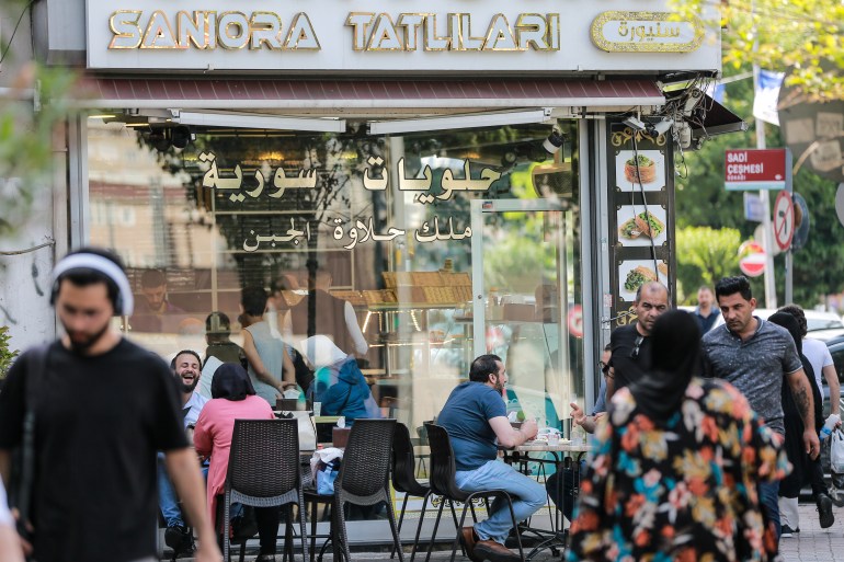 Syrian restaurants in the Fatih neighbourhood of Istanbul