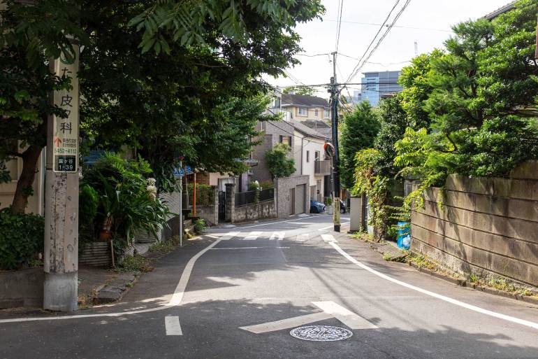 Shinzo Abe’s street in Tomigaya