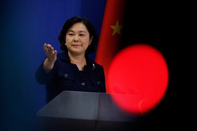 Chinese Foreign Ministry spokesperson Hua Chunying attends a news conference in Beijing, China, August 2, 2022. 