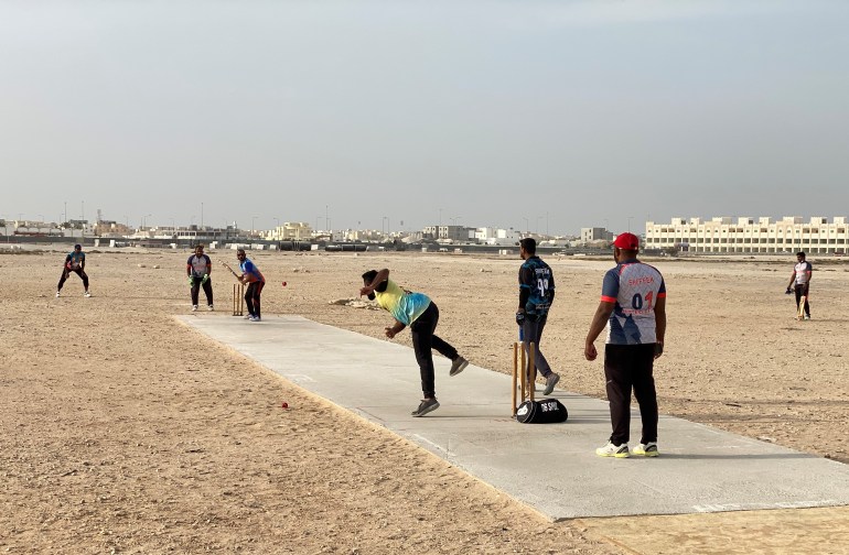 Street Cricket in Qatar