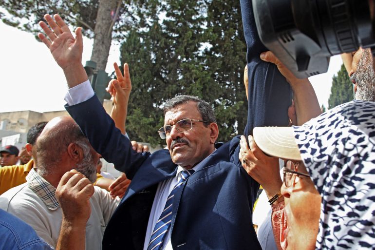 Tunisia's former premier and general secretary of the Islamist Ennahda party, Ali Larayedh,