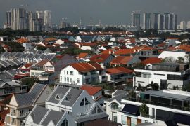 Singapore residential properties.