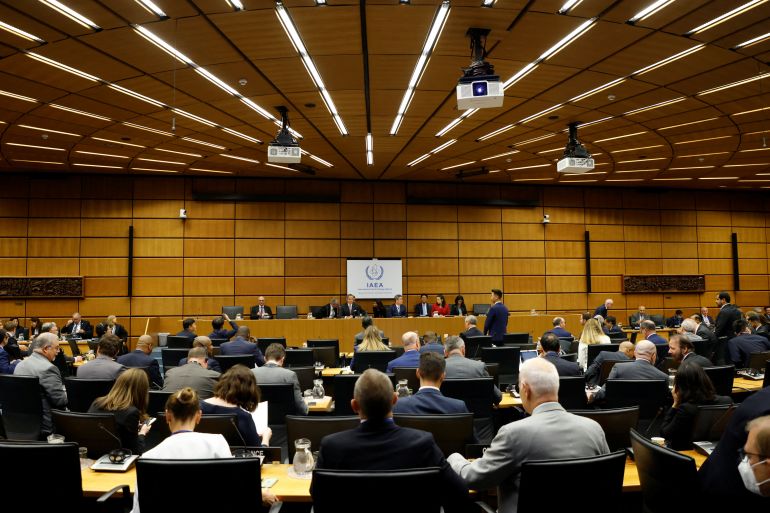 International Atomic Energy Agency (IAEA) Director-General Rafael Grossi attends an IAEA Board of Governors meeting in Vienna, Austria, September 12, 2022.